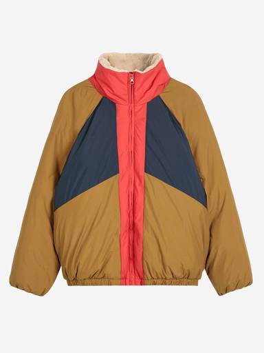 Bobo choses - Color block ranglan sleeve padded puffer