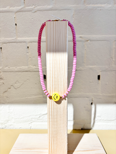 [202522] Kimchi - Ketting lila smiley 