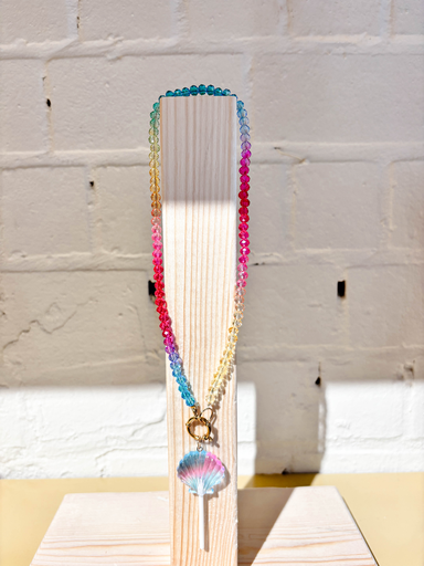 [202525] Kimchi - Ketting blauwe lolly schelp  