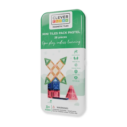 Cleverclixx - Mini tiles pack pastel (28 stuks) 