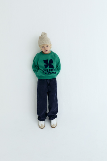 The new society - Logo sweater Radiant emerald 