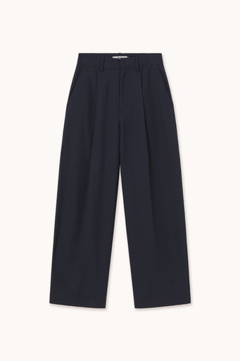 The tiny big sister - Wool pleated trousers