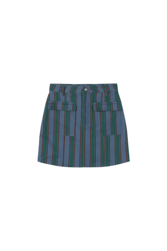 The tiny big sister - Striped mini skirt