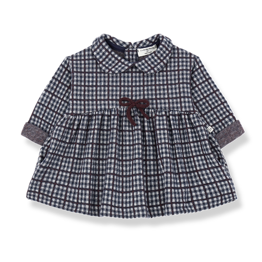 1+ In the family - Julia dark blue collar dress