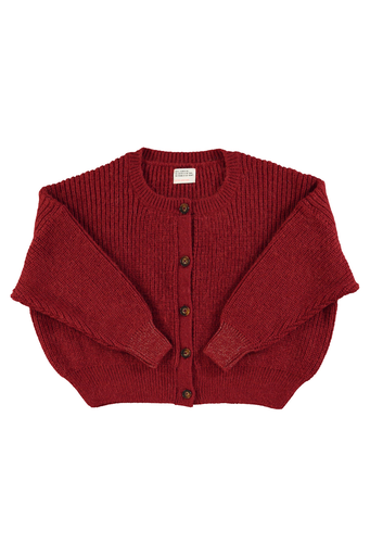 Sisters department - Knitted soft cardigan (bordeaux)