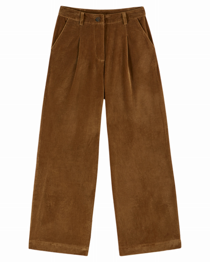 Emile & Ida - Caroub velours broek (bronze)