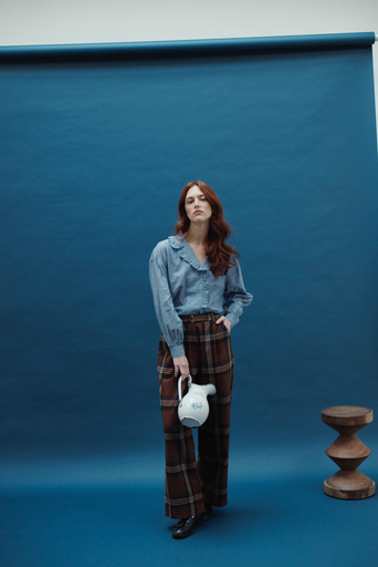 Emile & Ida - Come broek met ruitjes