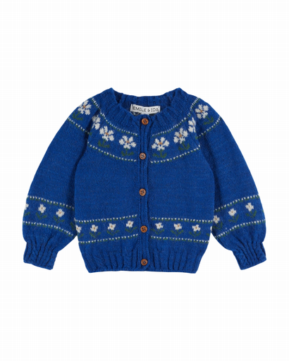 Emile & Ida – BB Cardigan Marguerite royal blauw (AC010)