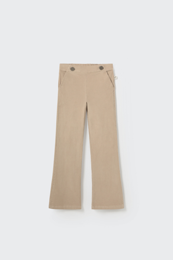 Cozmo – Flared broek NIZAK250w5 in beige corduroy 