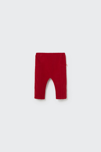 Cozmo – Babybroek QUITO250w5 in rode ribfluweel 