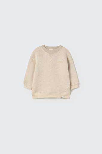 Cozmo – Mélange baby sweater COMO314w5 in stone 