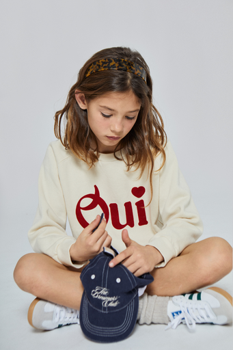 Mipounet - Oui Felpa Sweatshirt (Ecru) 