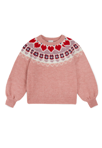 Mipounet - Greta Nordic Sweater (Nude Pink) 