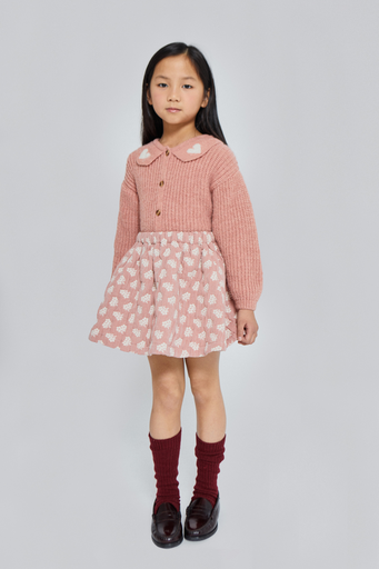 Mipounet - Anita Flower Skirt (Faded Rose) 