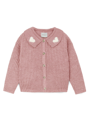 Mipounet - Petra Heart Cardigan (Nude Pink) 