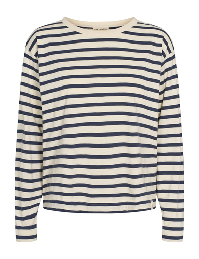 Esmé Studios – Signe LS Striped Top (Blue Nights) 