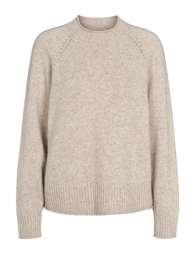 Esmé Studios – Elida Raglan Knit (Sand Melange) 