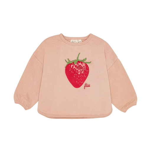 Flöss – Vida Berry baby sweater (Acorn)