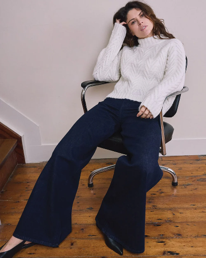 Another-Label - Moore wide denim pants (night sky) 