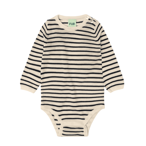 Fub - Baby body (Ecru/navy) 