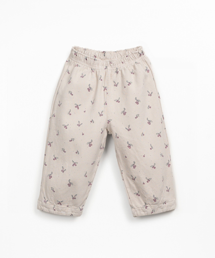 Play Up - Printed twill trousers (4AR11603)