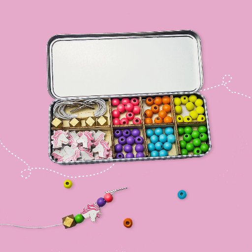 Cotton twist - Kralenset met eenhoorns