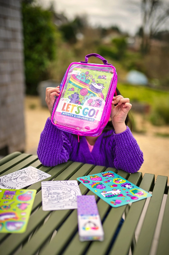 Ooly - Kleur & spelletjesset "Unicorn Candy Town" 