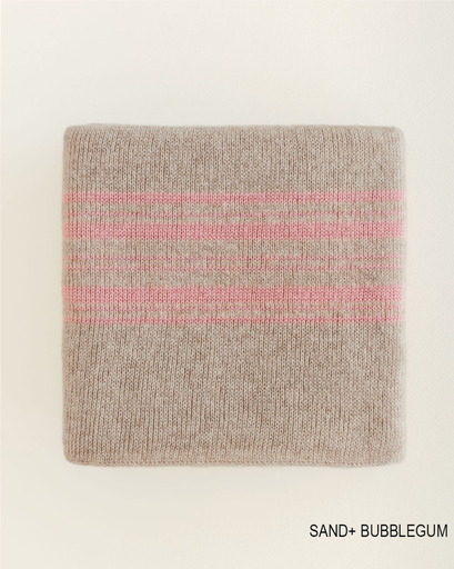 Hvid - Blanket Gilbert (Sand / Bubblegum)