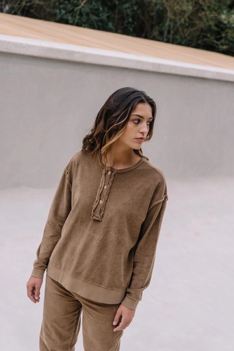 Studio Boheme - Big Jo women's sweat - Cocoa