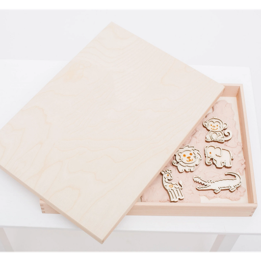 Leuk met letters - Houten speelbak