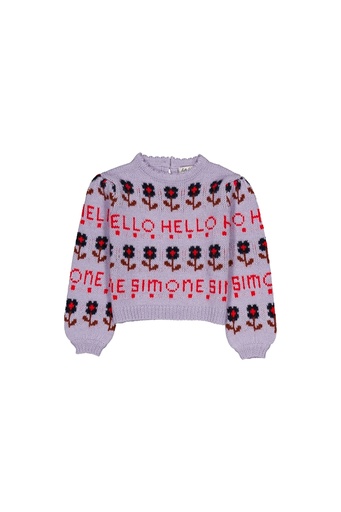 Hello Simone - Cleophee sweater simone parme