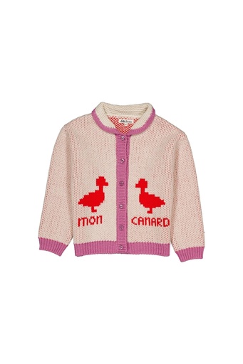 Hello Simone - Grizzli cardigan duck