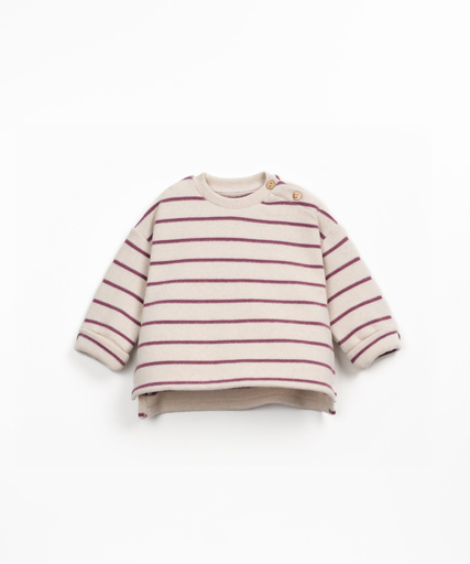Play Up - Striped jersey sweater BB (amora)