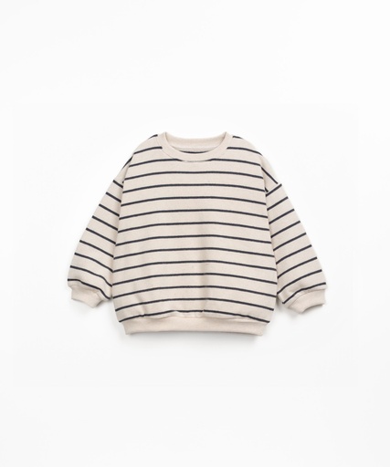 Play Up - Striped jersey sweater (grafite)