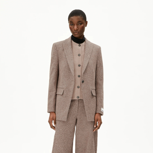 ArmedAngels - Mikulaa tweed blazer (Walnut cream) 