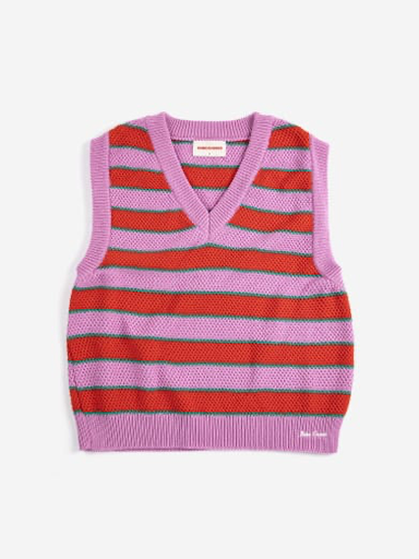 Bobo choses - Striped V-Neck Vest