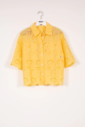 Indee - Valbelle english embroidery shirt mimosa