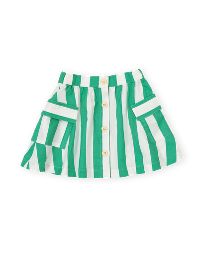 Goldie and Ace - Happy stripe pocket skirt