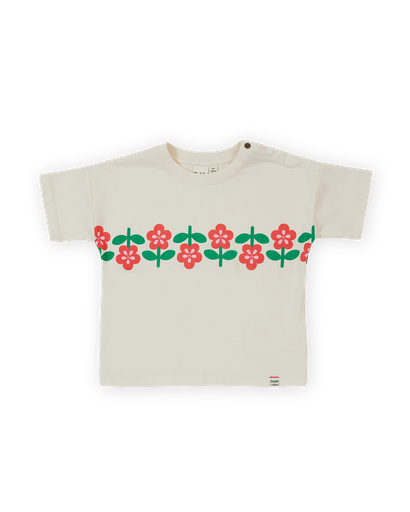 Goldie and Ace - Flower garden t-shirt