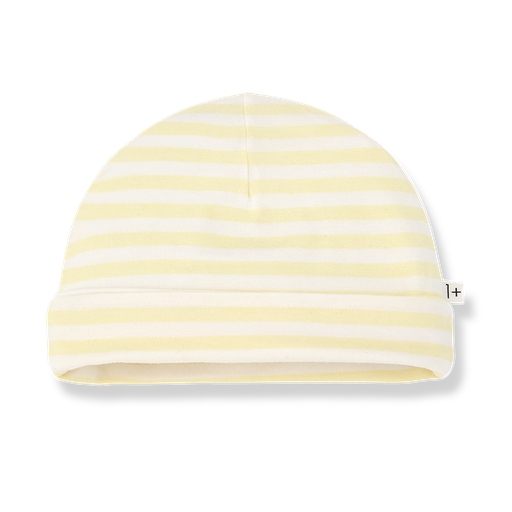1+ in the family - Beanie - Pastel-yellow