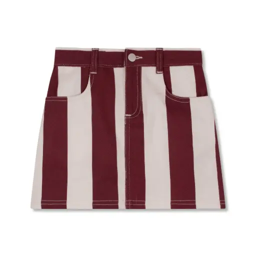 Wynken - cloud skirt - bench red stripe