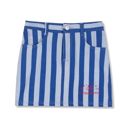 Wynken - cloud skirt - artists blue stripe