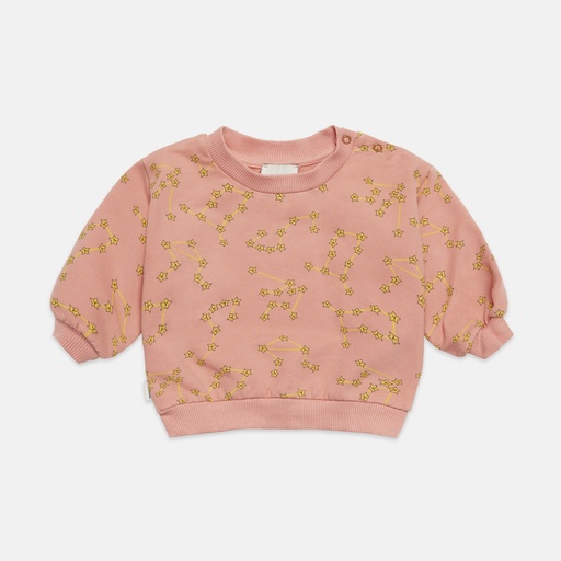 Weekend House Kids - Constellation baby sweatshirt - Soft peach
