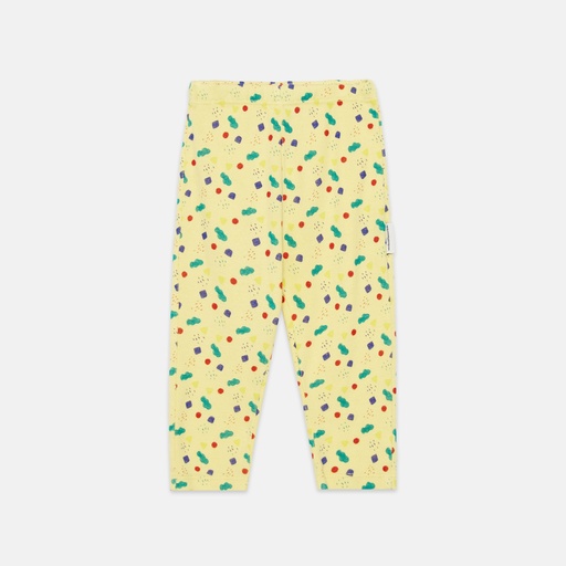 Weekend House Kids - Arty shapes baby legging - Soft yellow