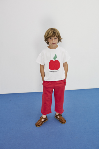 Weekend House Kids - Apple straight sweatpants - Red