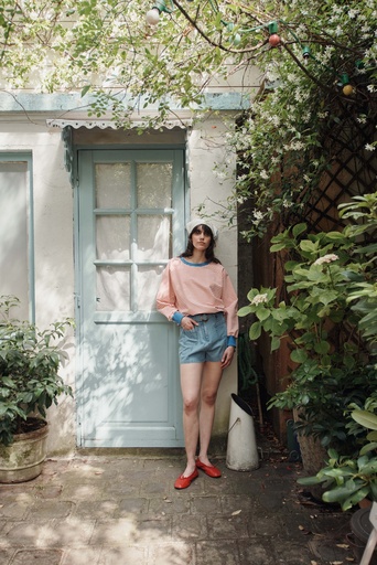 Emile & Ida - Sweat rayure - Rayure marine (ida-daylor)